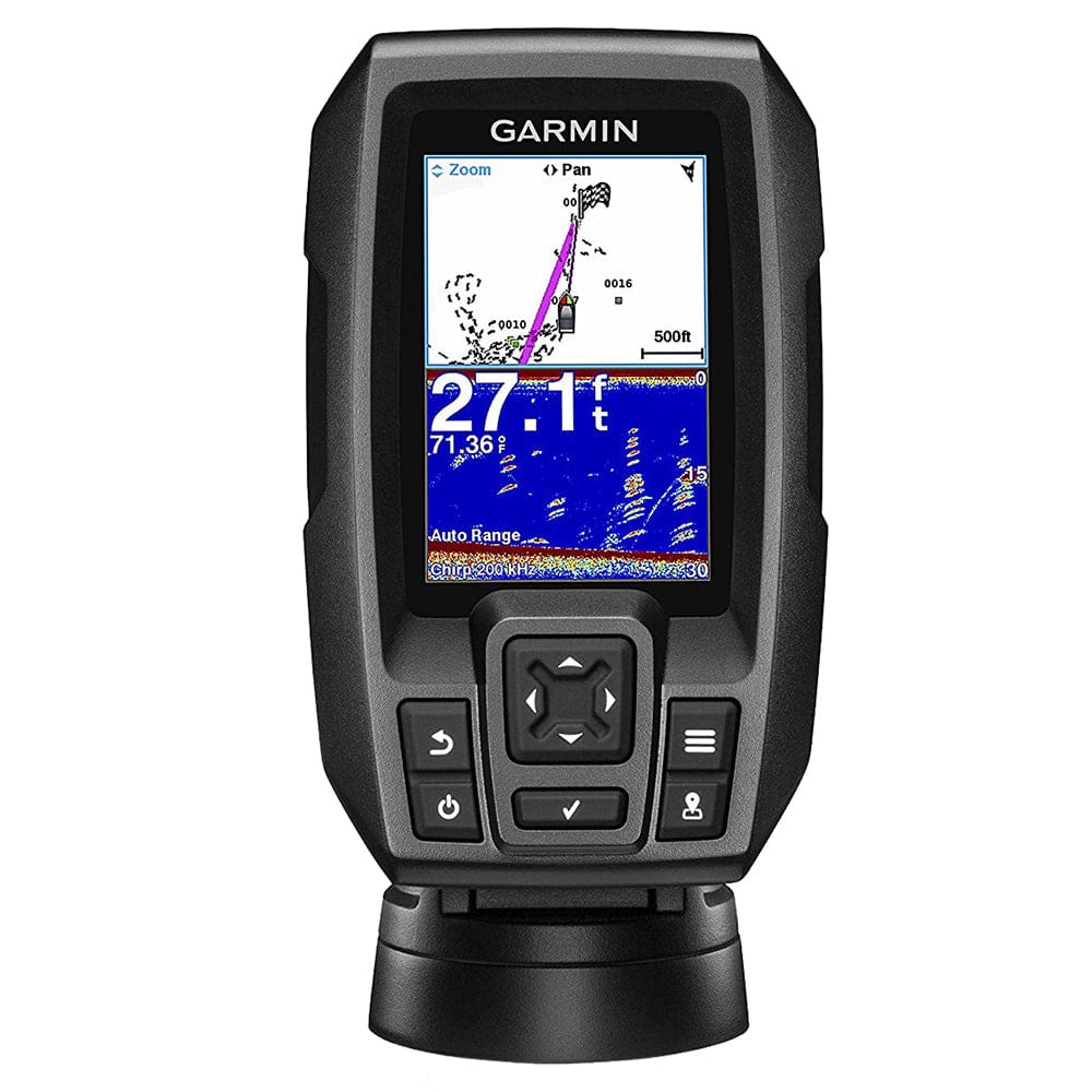 Garmin STRIKER™ 4 FishFinder w/ 4-Pin 77/ 200kHz TM Transducer - Marine Navigation & Instruments | Fishfinder Only - Garmin