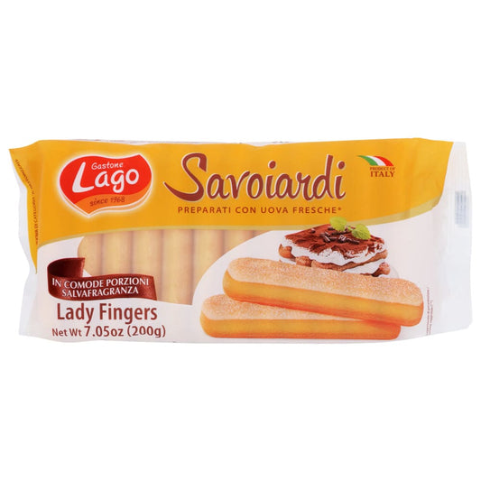 GASTONE LAGO: Savoiardi Lady Fingers Cookie 7.05 oz (Pack of 5) - Grocery > Snacks > Cookies - GASTONE LAGO
