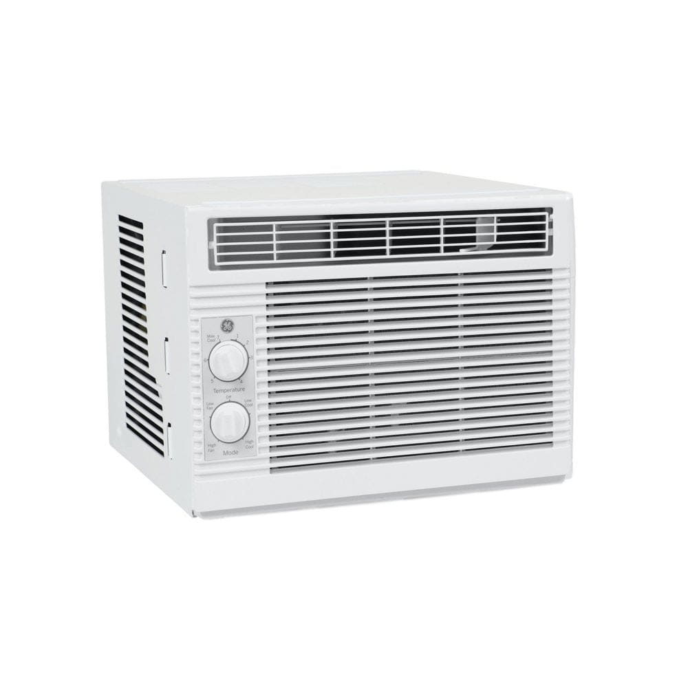 GE 5,000 BTU Mechanical Window Air Conditioner for Small Rooms White - Air Conditioners & Coolers - GE