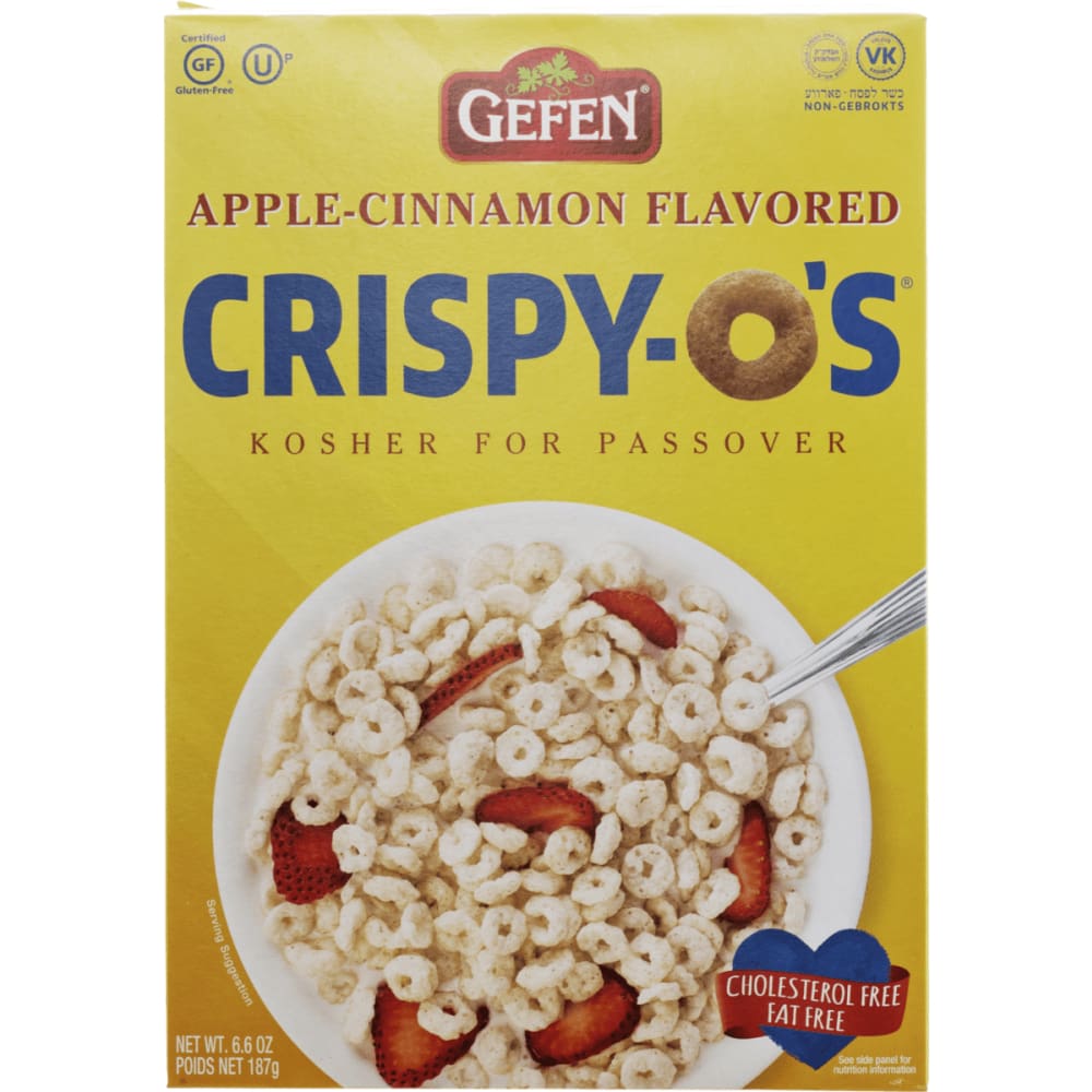 GEFEN Grocery > Breakfast > Breakfast Foods GEFEN: Apple Cinnamon Crispy Os, 6.6 oz
