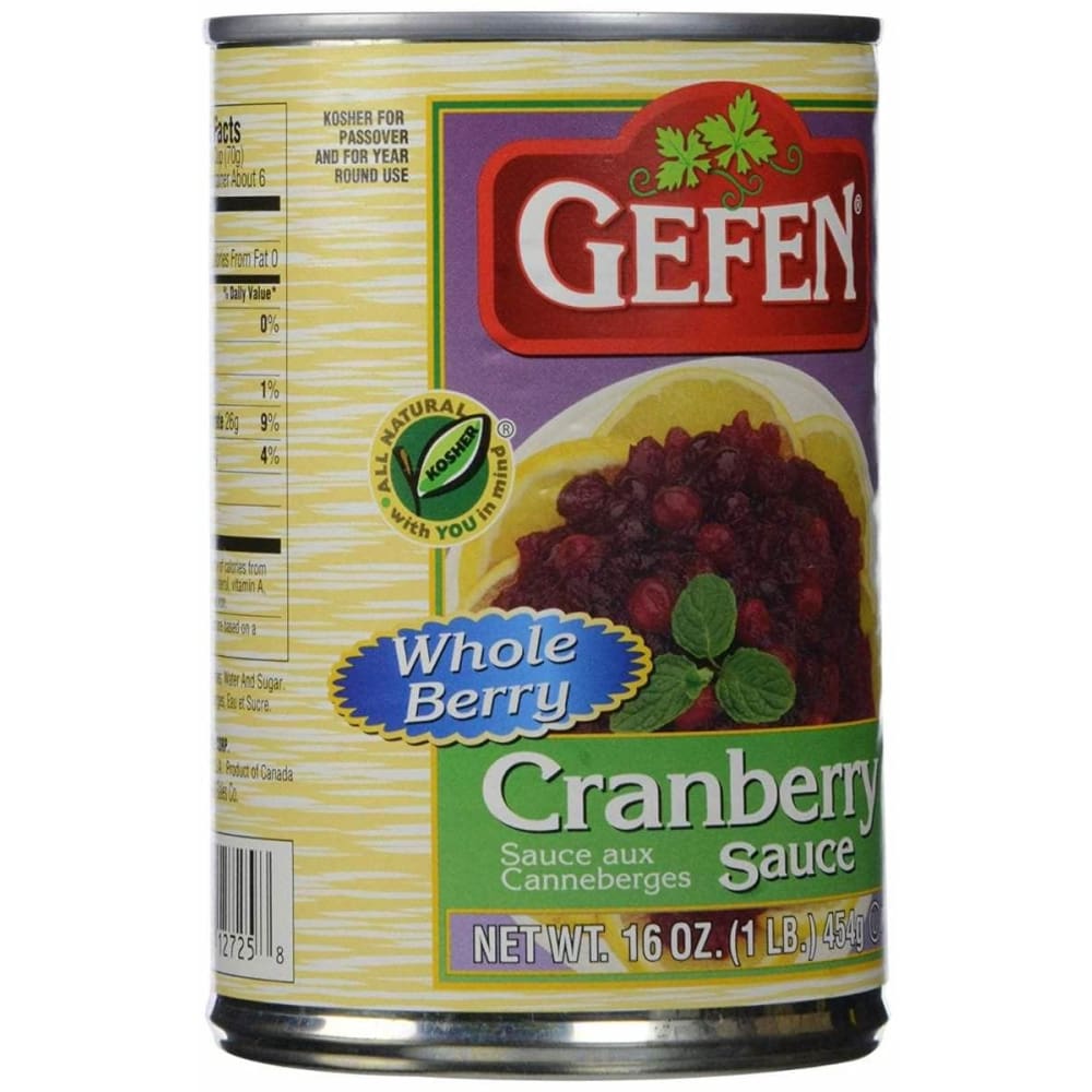 Gefen Gefen Cranberry Sauce Whole, 16 oz