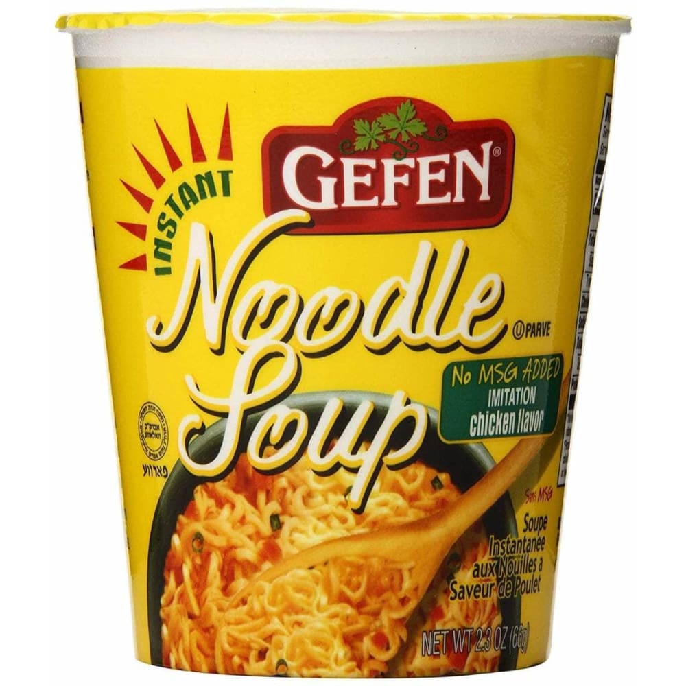 Gefen Gefen No MSG Chicken Noodle Soup Cup, 2.3 oz