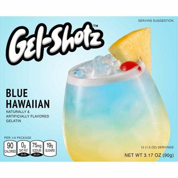 GEL SHOTZ Grocery > Beverages > Drink Mixes GEL SHOTZ: Blue Hawaiian Gelatin, 3.17 oz