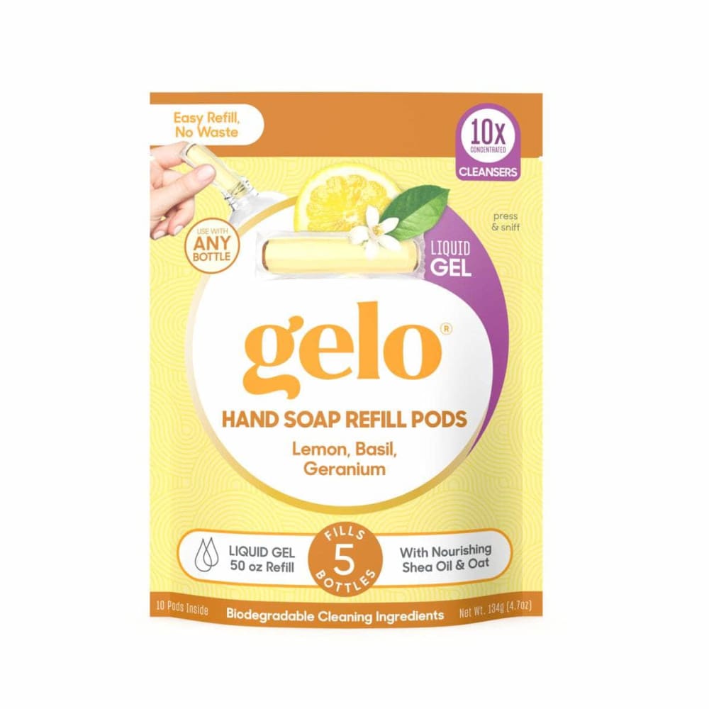 GELO Gelo Soap Pod Lemon Basil, 4.7 Oz
