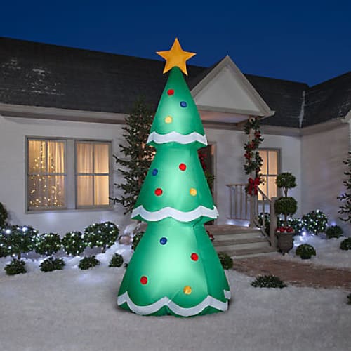 Gemmy 11’ Airblown Inflatable Christmas Tree - Home/Seasonal/Holiday/Holiday Decor/Christmas Decor/ - Gemmy