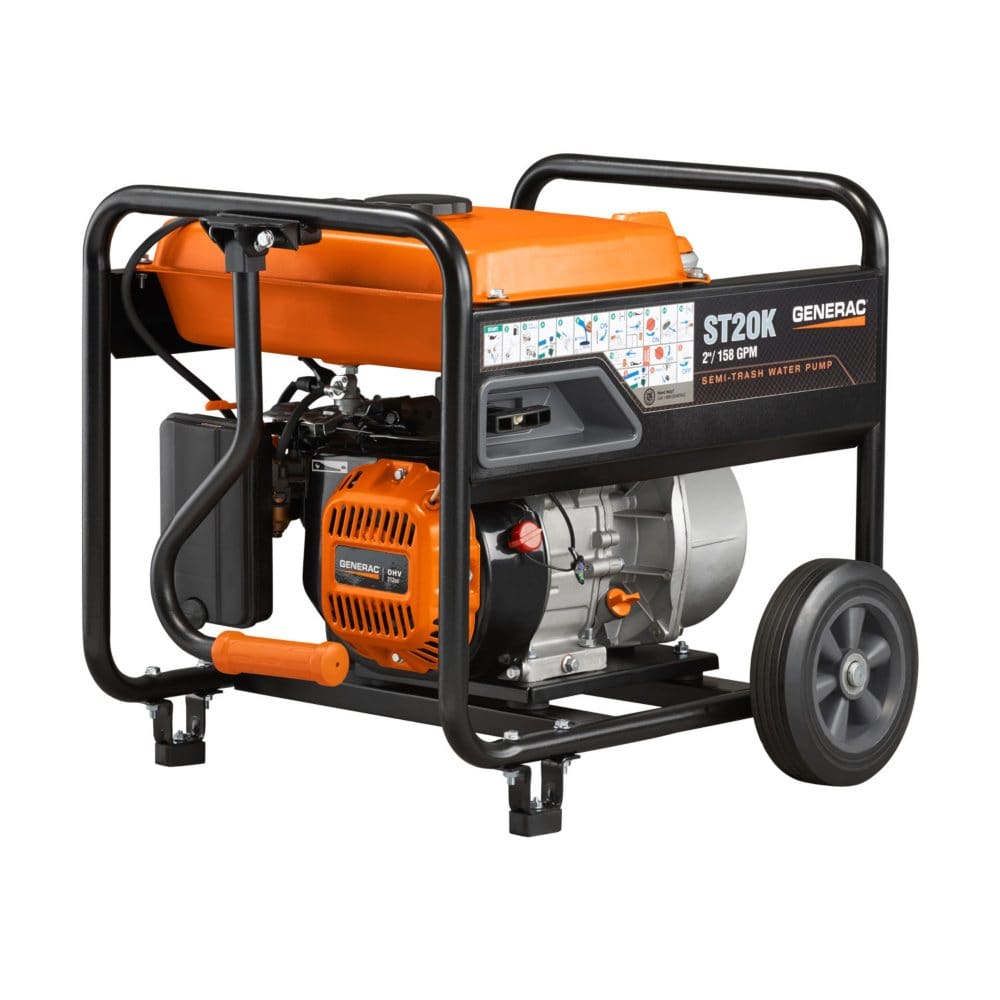 Generac 2 Semi-Trash Water Pump - Water Pumps - Generac
