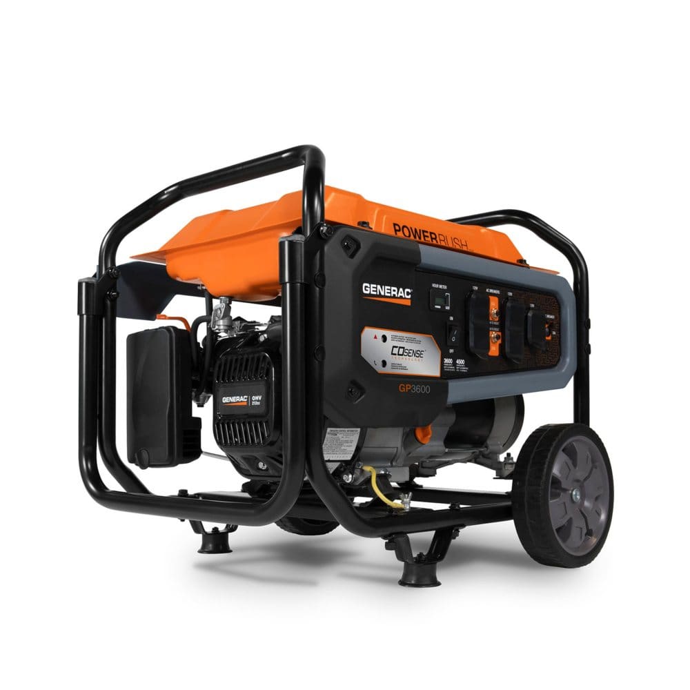 Generac 7722 GP3600 3600-Watt Portable Generator - Portable Generators - Generac