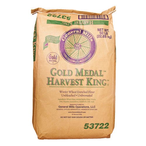 General Mills Harvest King® Enriched Unbleached Flour 50lb - Baking/Flour & Grains - General Mills