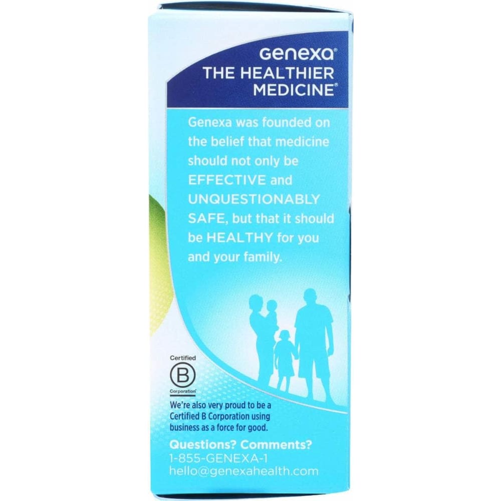 GENEXA Health > Natural Remedies > Nasal Care GENEXA Allergy D Organic Allergy and Decongestant, 60 tb