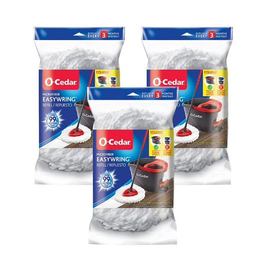Genuine O-Cedar Microfiber EasyWring Mop Refill (3 ct.) - Mops & Mop Buckets - Genuine
