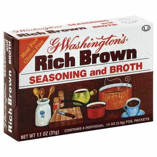 George Washington George Washington Broth Seasoning Brown Gluten Free, 1.1 oz