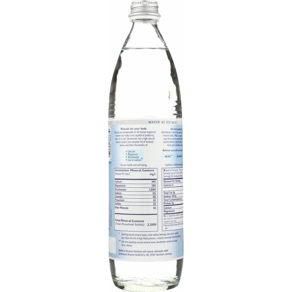 Gerolsteiner Gerolsteiner Sparkling Natural Mineral Water, 25.3 Oz