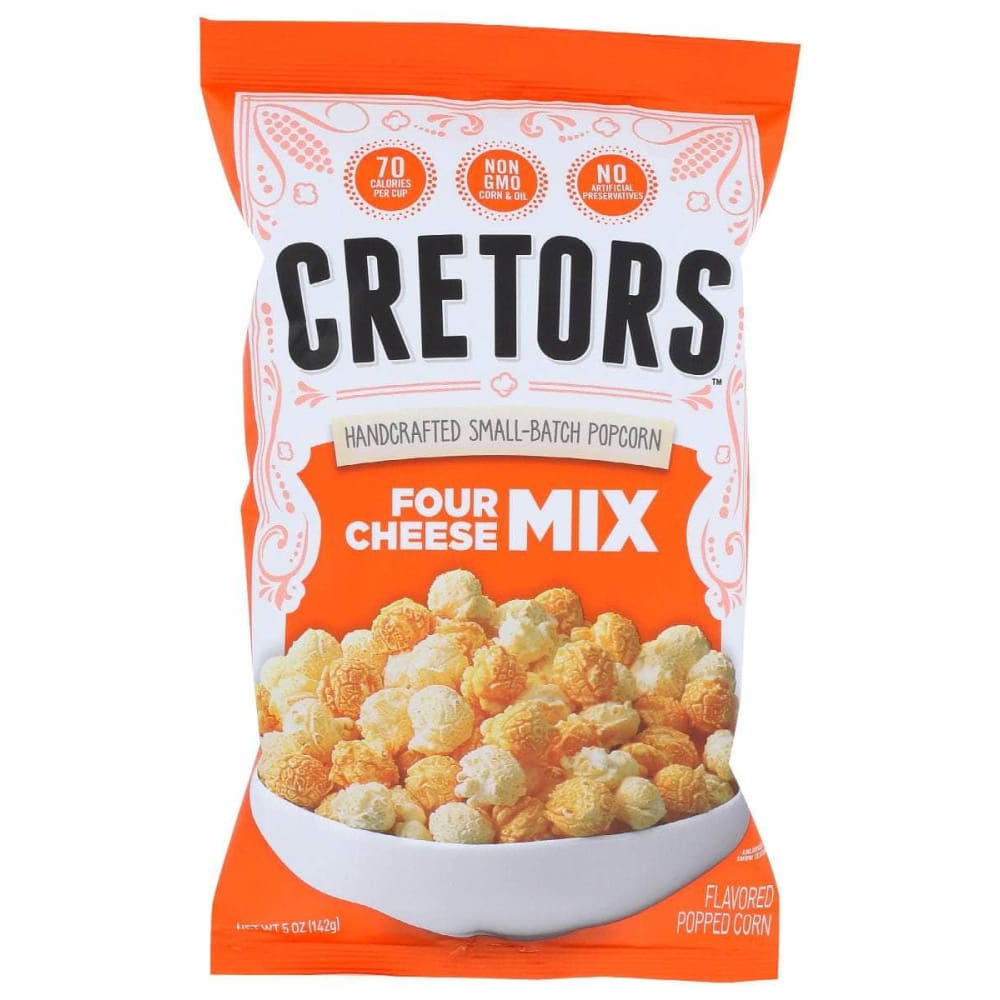 GH CRETORS GH CRETORS Popcorn Four Cheese Nix, 5 oz