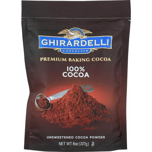 GHIRARDELLI Ghirardelli 100% Unsweetened Premium Baking Cocoa, 8 Oz