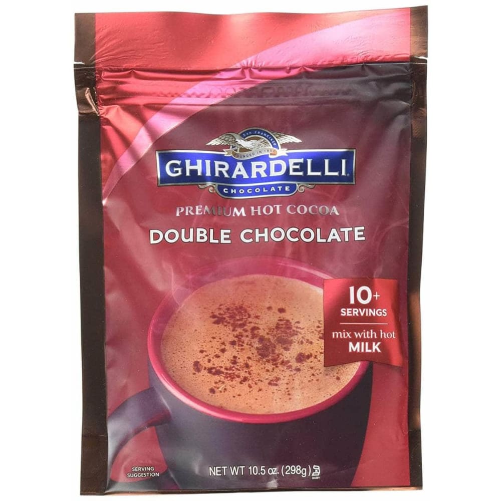 GHIRARDELLI GHIRARDELLI Double Chocolate Premium Hot Cocoa Mix, 10.5 oz
