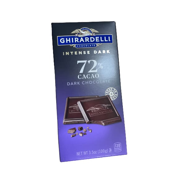Ghirardelli GHIRARDELLI Intense Dark Chocolate Bar, 72% Cacao, 3.5 Oz Bar
