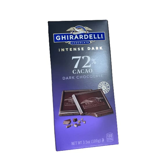 Ghirardelli GHIRARDELLI Intense Dark Chocolate Bar, 72% Cacao, 3.5 Oz Bar