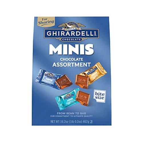 Ghirardelli Minis Chocolate Assortment Bag 16.2 oz. - Home/Grocery/Candy/Chocolate/ - Ghirardelli