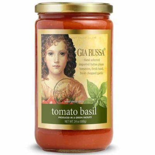 GIA RUSSA Grocery > Pantry > Pasta and Sauces GIA RUSSA Tomato Basil Pasta Sauce, 24 oz