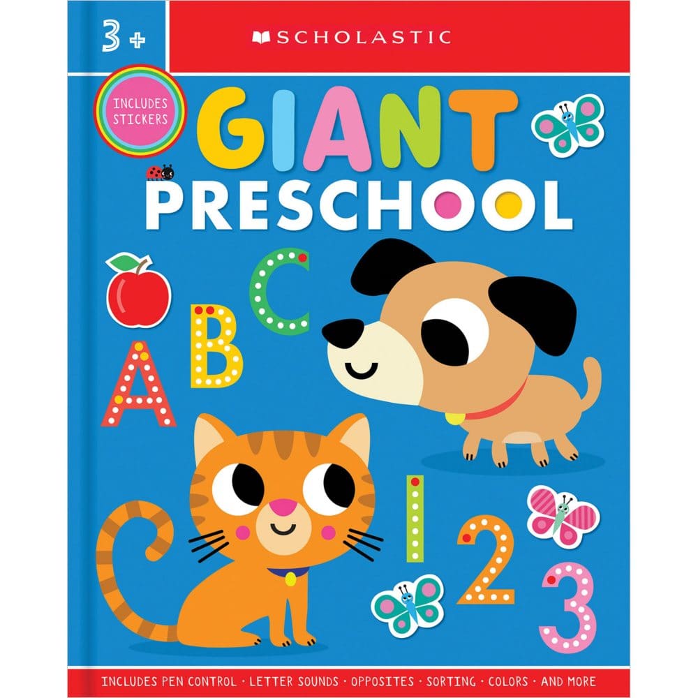 Giant Preschool Workbook: Scholastic Early Learners - Kids Books - Giant
