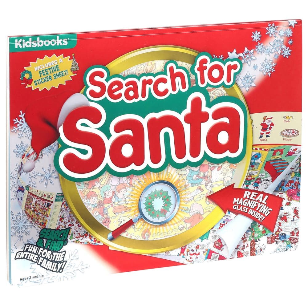 Giant Search for Santa Christmas Family Fun Pad - Gifts Under $50 - ShelHealth