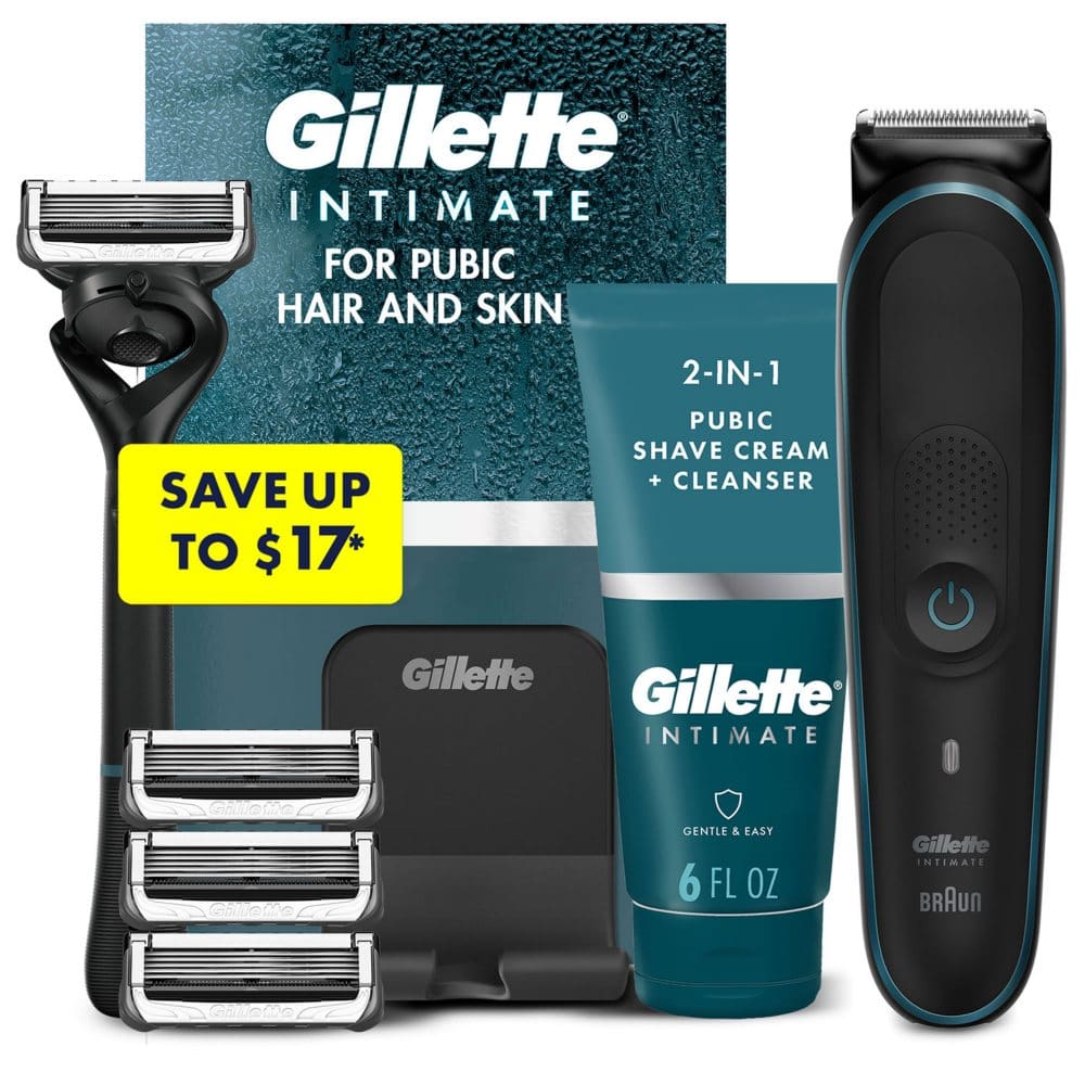 Gillette Intimate Menâ€™s Pubic Hair Grooming Kit - Fabulous finds to keep you glowing - Gillette
