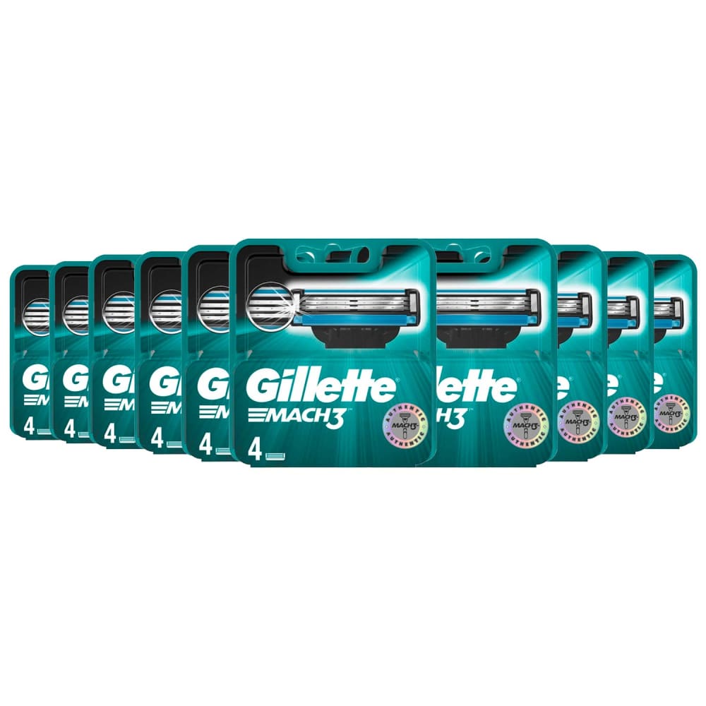 Gillette Mach3 Blade 80 Ct - 20 Pack - Wholesale - Blade Refills - Gillette
