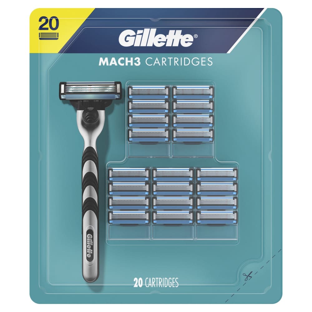 Gillette Mach3 Men’s Razor Blades 20 ct. - Gillette