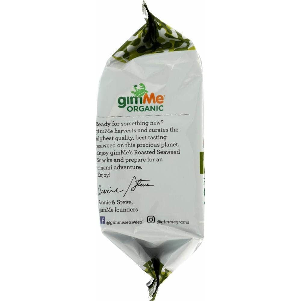 Gimme Snacks Gimme Organic Premium Roasted Seaweed Extra Virgin Olive Oil, 0.35 oz