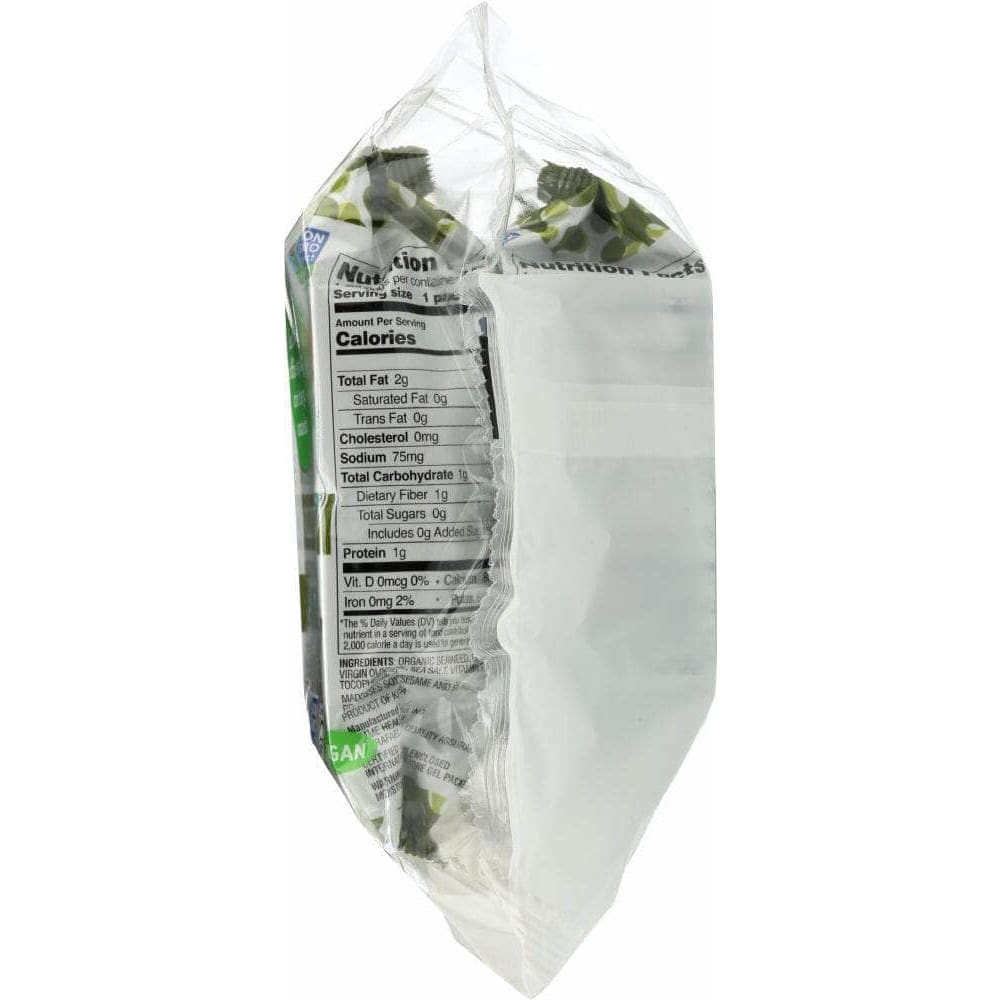 Gimme Snacks Gimme Organic Premium Roasted Seaweed Extra Virgin Olive Oil 6x0.17oz, 1.05 oz