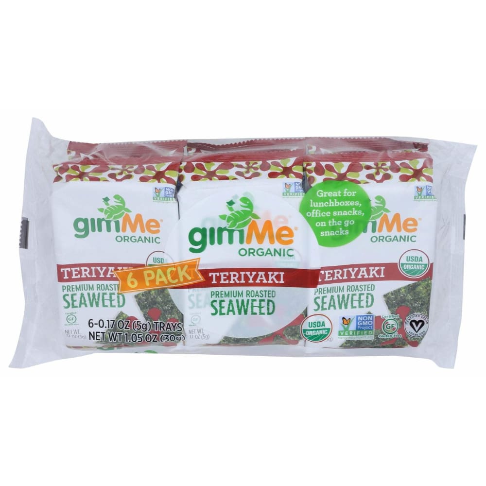 GIMME Gimme Premium Organic Seaweed Teriyaki, 1.05 Oz