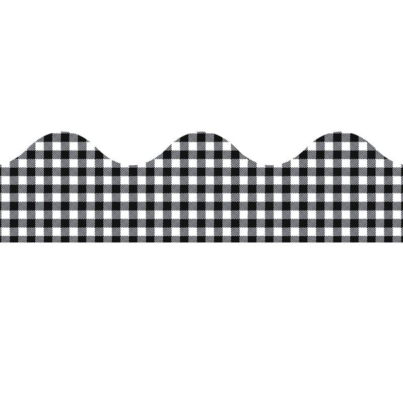 Gingham Extra Wide Deco Trim (Pack of 10) - Border/Trimmer - Eureka
