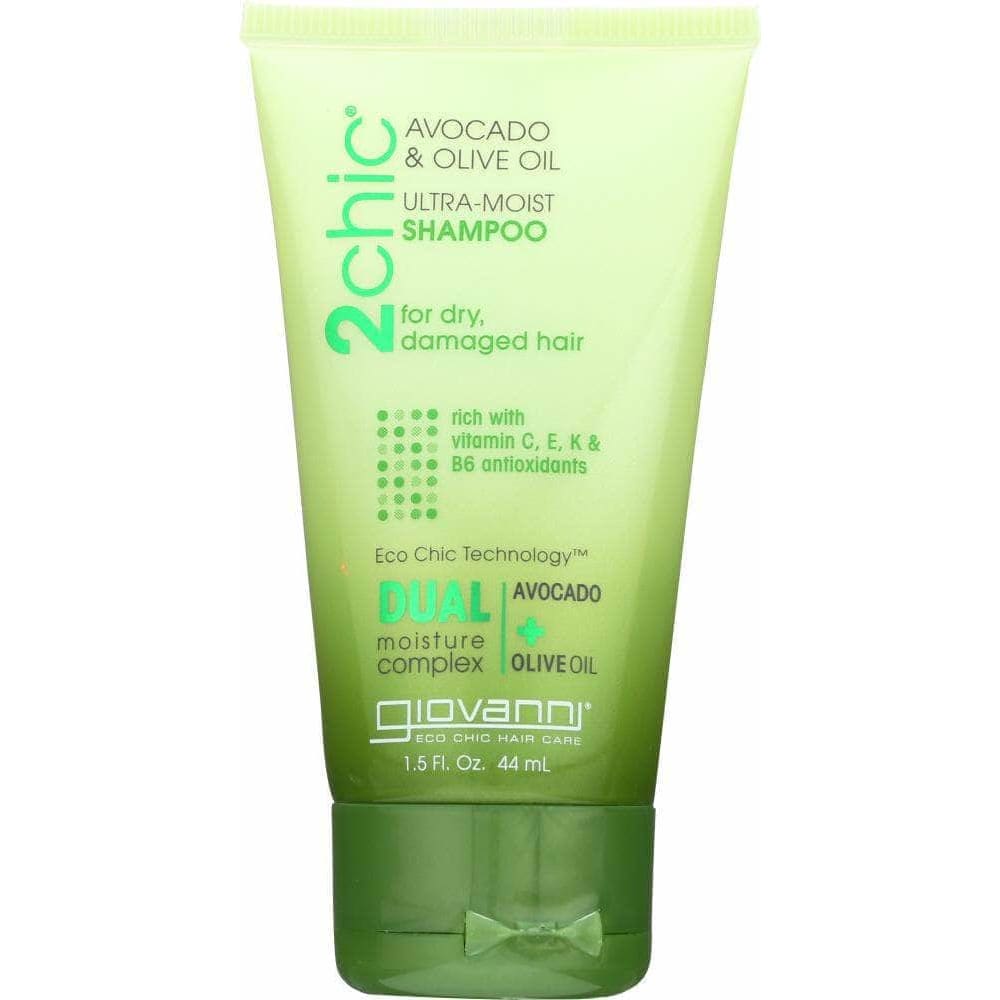Giovanni Giovanni Cosmetics 2Chic Avocado and Olive Oil Shampoo, 1.5oz