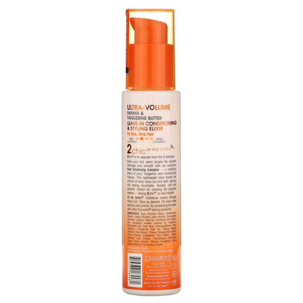 GIOVANNI COSMETICS Giovanni Cosmetics 2Chic Condtnr Leave In, 4 Oz