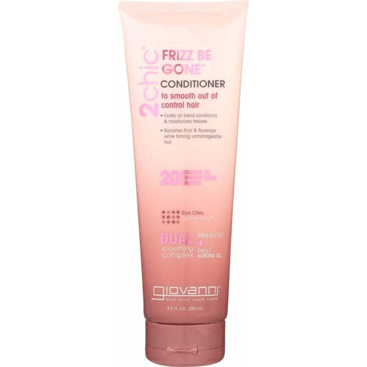 GIOVANNI Giovanni Cosmetics 2Chic Frizz Be Gone Conditioner Shea Butter & Sweet Almond Oil, 8.5 Oz