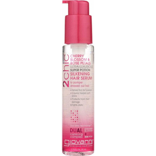 GIOVANNI Giovanni Cosmetics 2Chic Ultra-Luxurious Super Potion Cherry Blossom & Rose Petals, 2.75 Oz