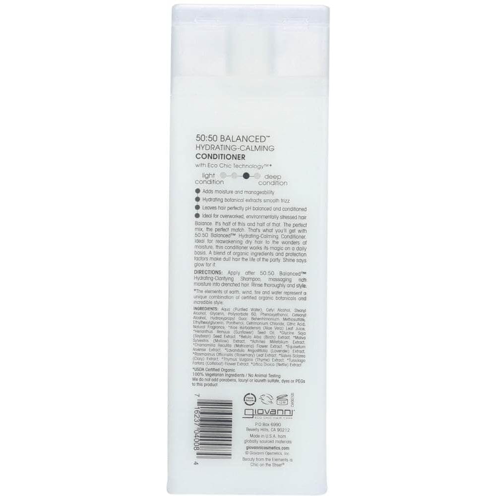 GIOVANNI Giovanni Cosmetics 5050 Balanced Hydrating Calming Conditioner Normal To Dry Hair, 8.5 Oz
