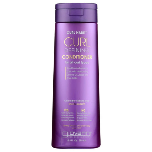 GIOVANNI COSMETICS: Curl Defining Conditioner 13.5 fo (Pack of 3) - Beauty & Body Care > Hair Care > Conditioner - GIOVANNI COSMETICS