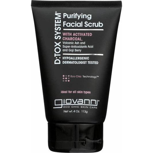 GIOVANNI Giovanni Cosmetics Dtox System Purifying Facial Scrub Step 2, 4 Oz