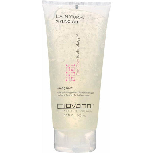GIOVANNI Giovanni Cosmetics L.A. Natural Styling Gel Strong Hold, 6.8 Oz