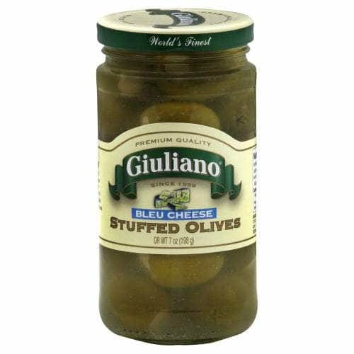 Giuliano Giuliano Blue Cheese Stuffed Olives, 7 oz