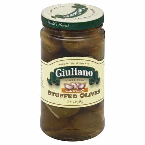 Giuliano Giuliano Garlic Stuffed Olives, 7 oz