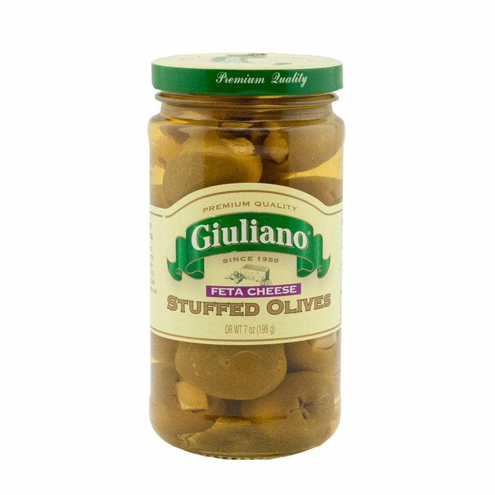 GIULIANO GIULIANO Olive Stfd Feta Chs, 6.5 oz