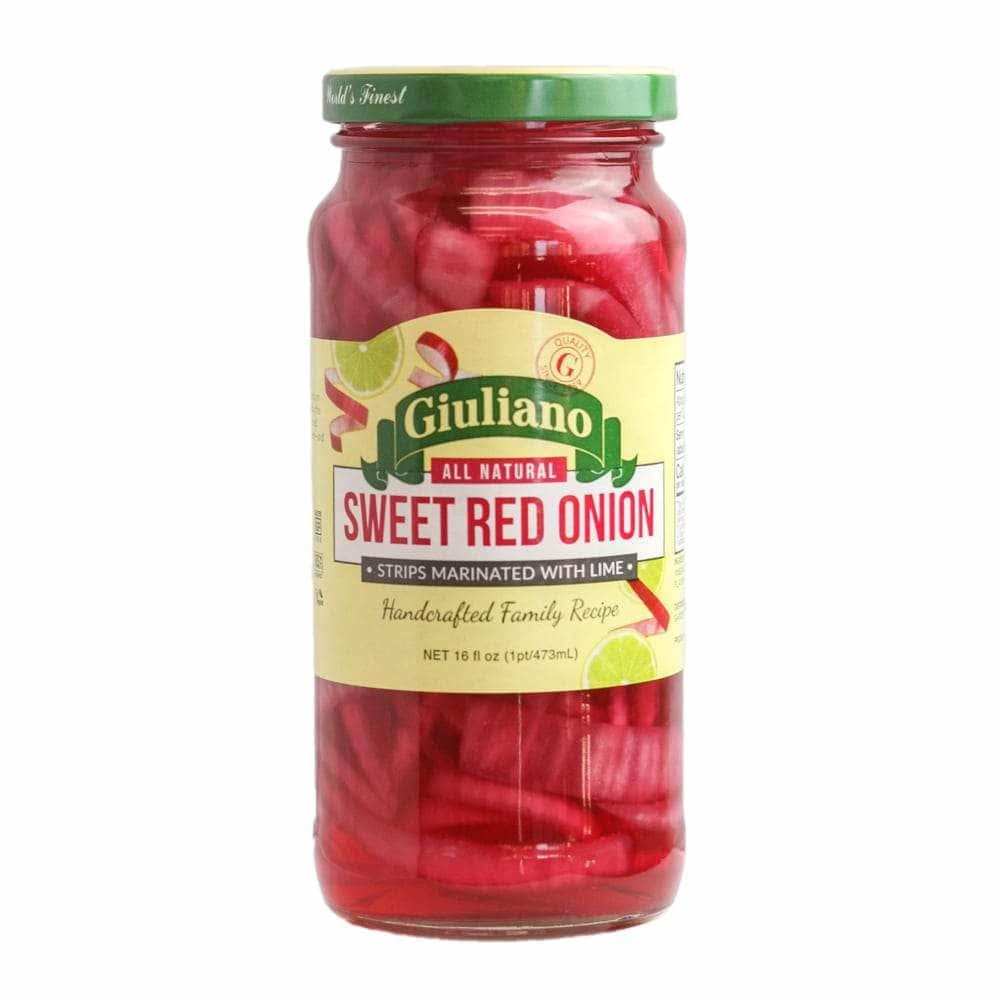 GIULIANO Giuliano Onion Strips Sweet Red, 16 Oz