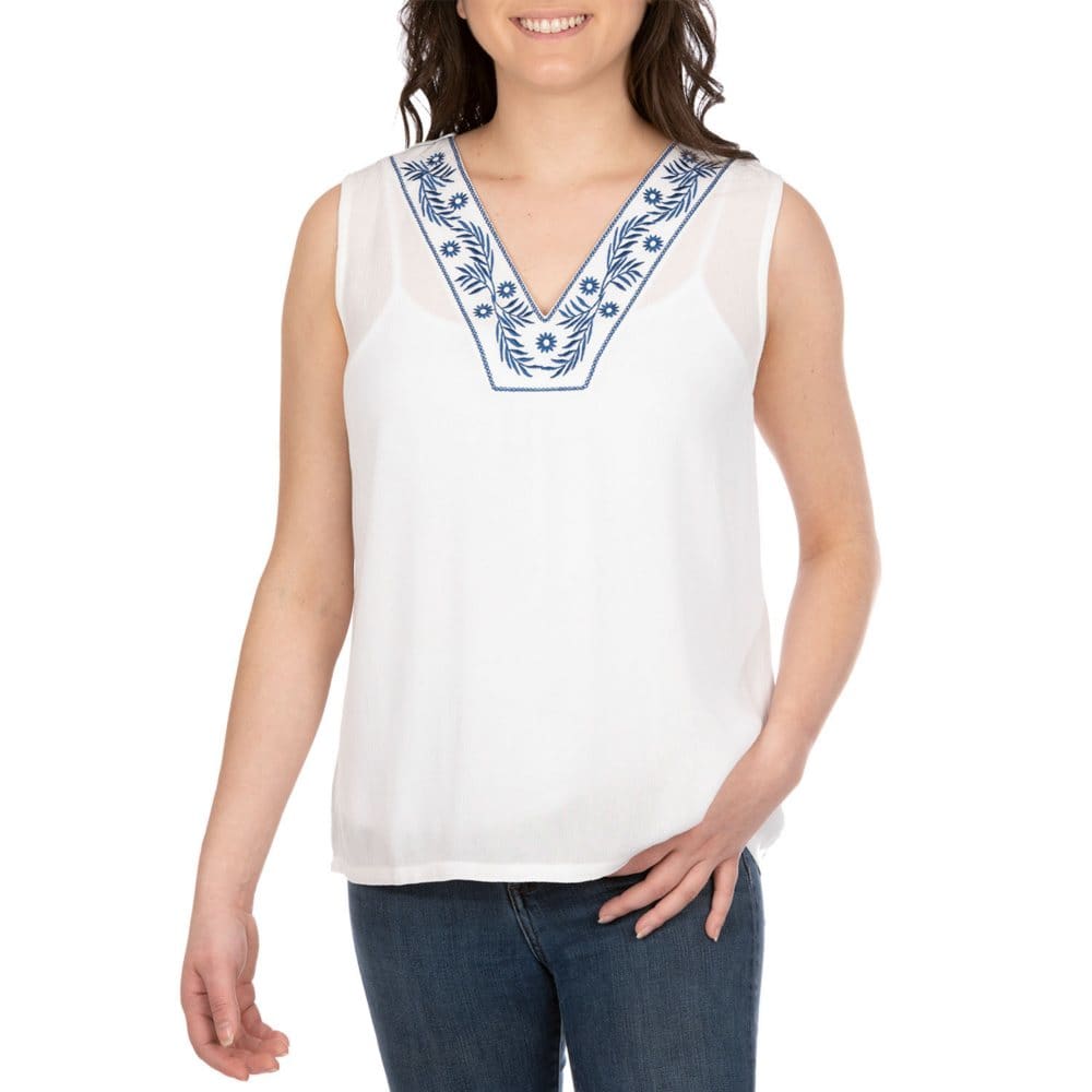 GL by Gibsonlook Ladies Lakeside Embroidered Top - Blouses - GL