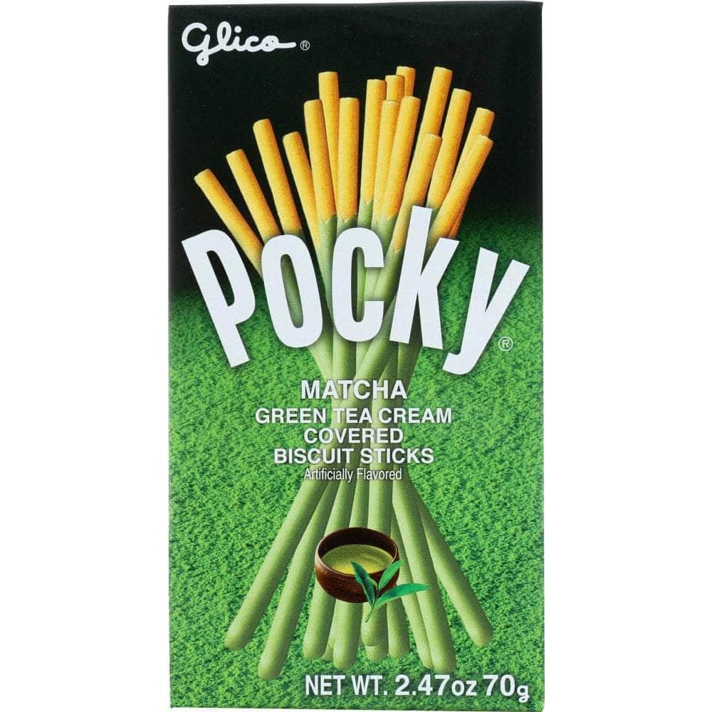 Glico Glico Pocky Matcha Green Tea Cream Biscuit Sticks, 2.47 oz