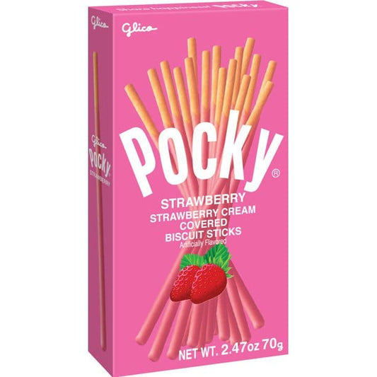Glico Pocky Sticks Strawberry Cream 2.47 oz. - Glico