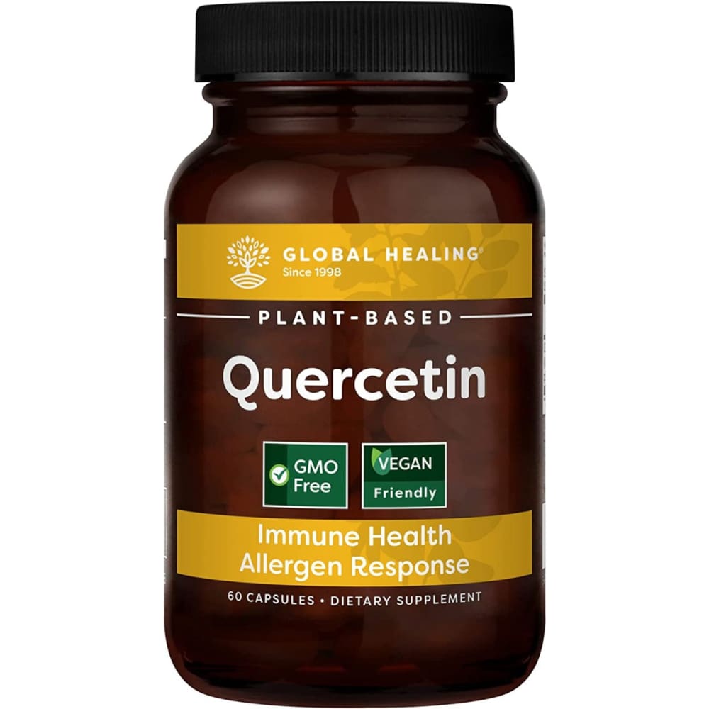 GLOBAL HEALING: Quercetin Plant Based 60 cp - Vitamins & Supplements > Miscellaneous Supplements - GLOBAL HEALING