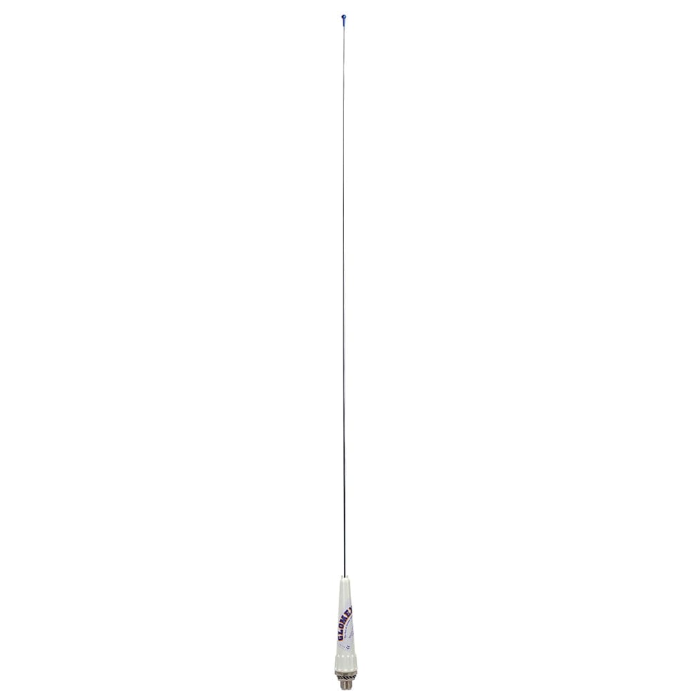 Glomex 35 Classic Stainless Steel VHF 3dB Sailboat Antenna w/ Bracket & PL-259 Connector - No Cable - Communication | Antennas - Glomex