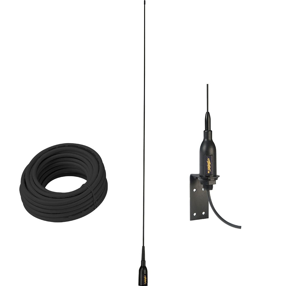 Glomex AIS Antenna w/ Supplied L Bracket & 66’ Coax Cable - Communication | Antennas - Glomex Marine Antennas